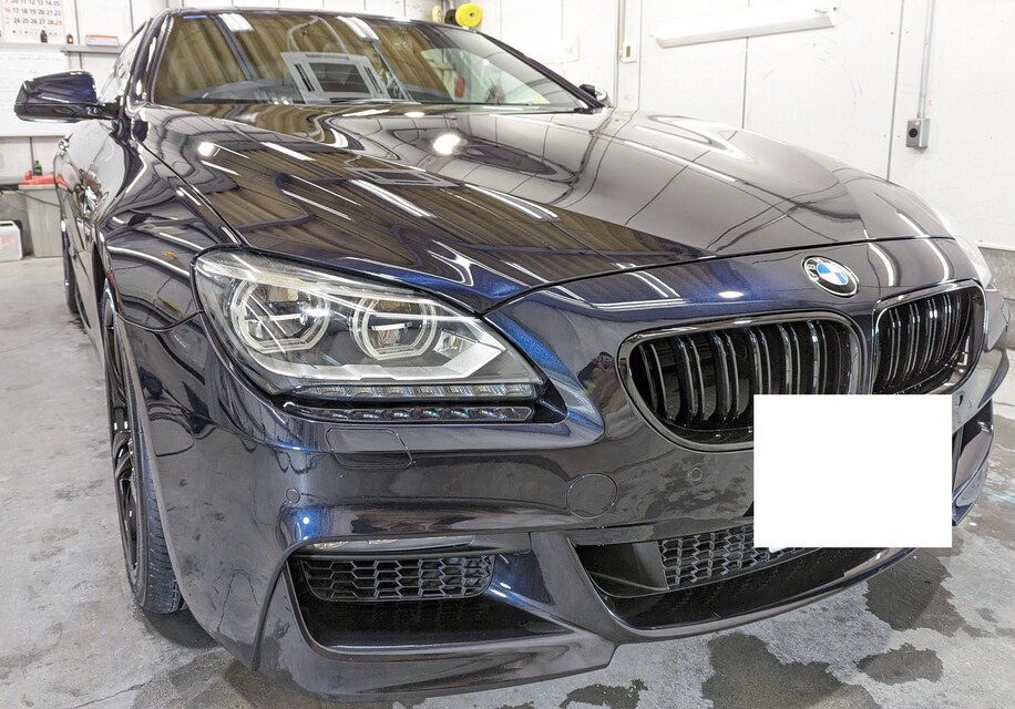 施工後　BMW650シリーズ(ブルー）　車全体