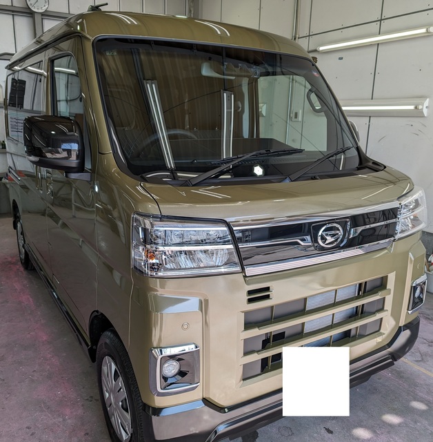 施工後　ダイハツ　アトレー(抹茶）　お車全体