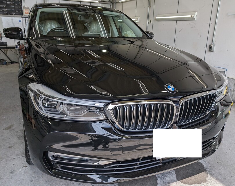 施工後　BMW630GT(ブラック）　車全体