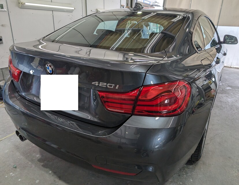 施工前　BMW420i(グレー）　バック