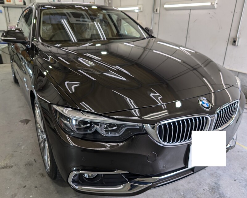 施工後　BMW420(ブラック）　車全体