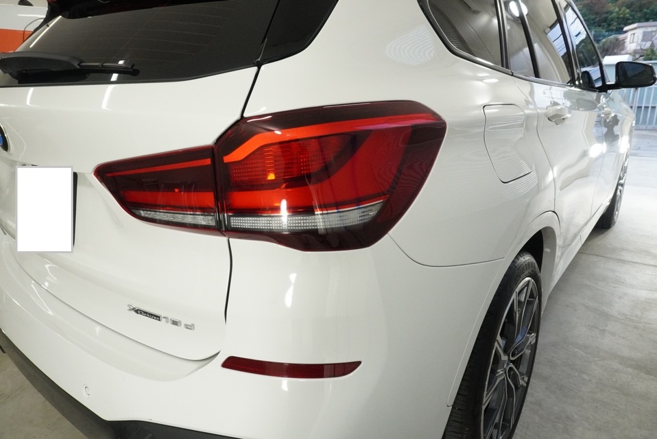 施工後　BMWX1(ホワイト）リア